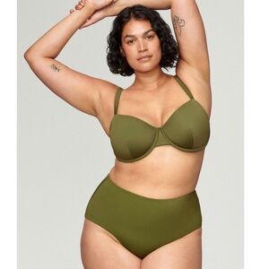 Cuup Balconette and Highwaist Swimsuit Set